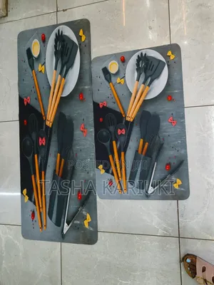 2 PCS Kitchen Mat Big Size _ Multicoloured