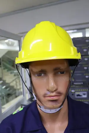 Yellow Industrial Safety Helmet