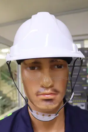 White Industrial Safety Helmet