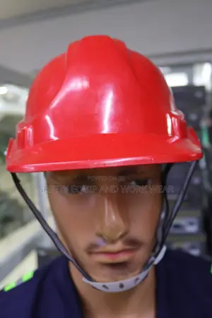 Red Industrial Safety Helmet