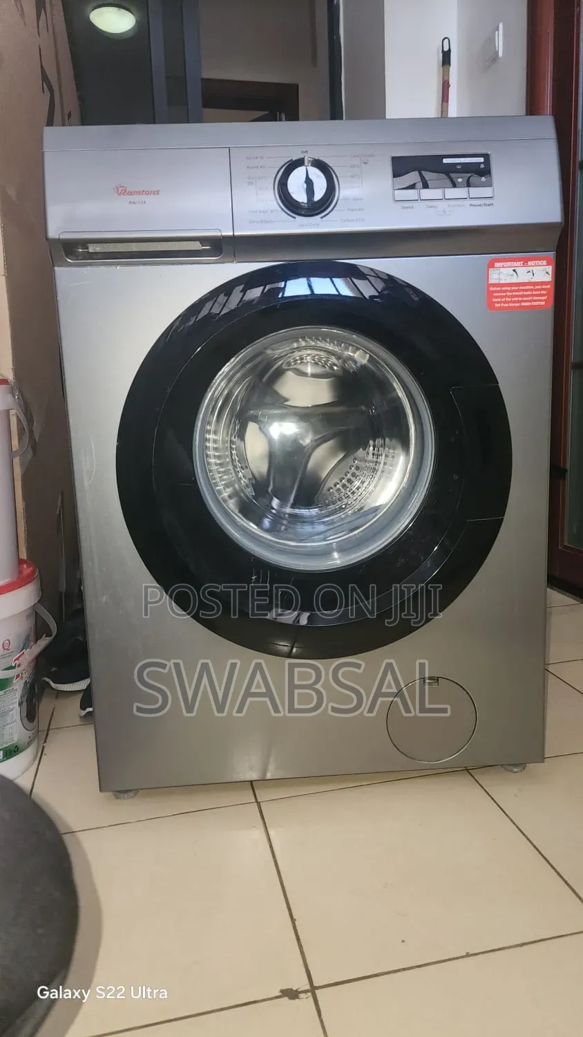 Ramtons RW/154 7kg Front Load Washing Machine