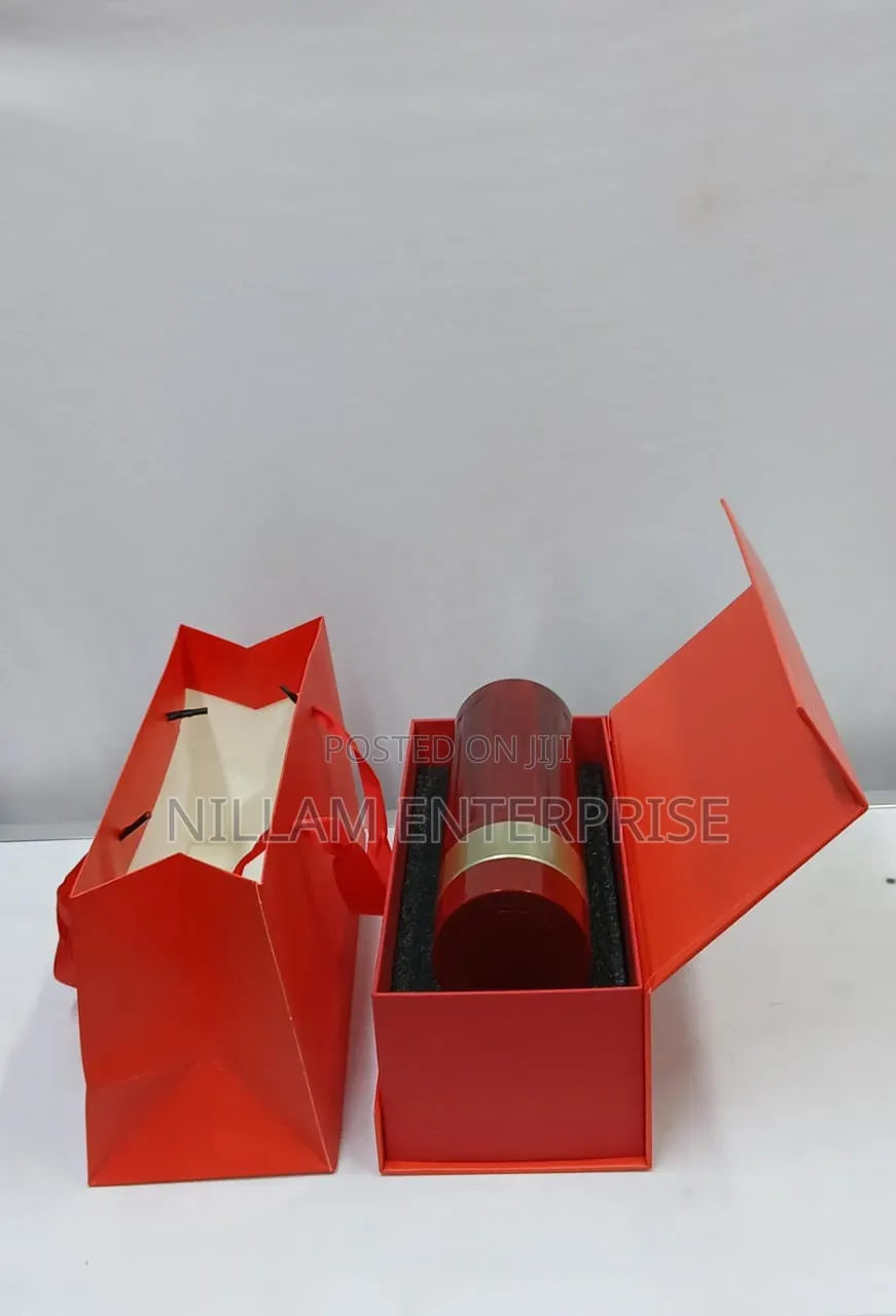 Thermal Insulated Vacuum Flask With Gift Box and Bag Set