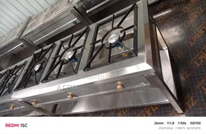 Three Burners, Size G9 Gas Burning Points.