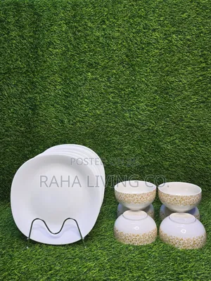 12-Piece Square Dinner Set | Plates Bowls Combo