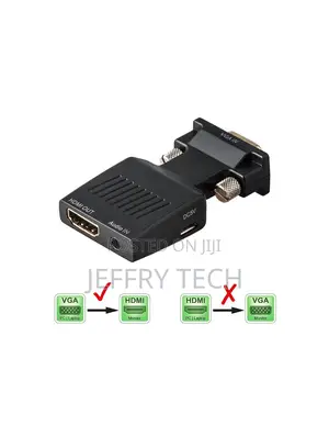 VGA Male to HDMI Female Converter With Audio Adapter 1080P for PC HDTV