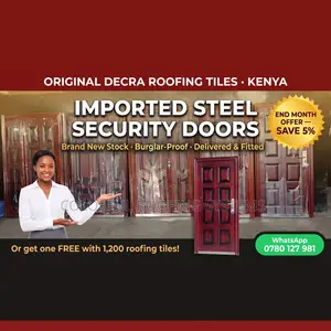 Imported Steel Security Doors Kenya – Burglar Proof – Delivery