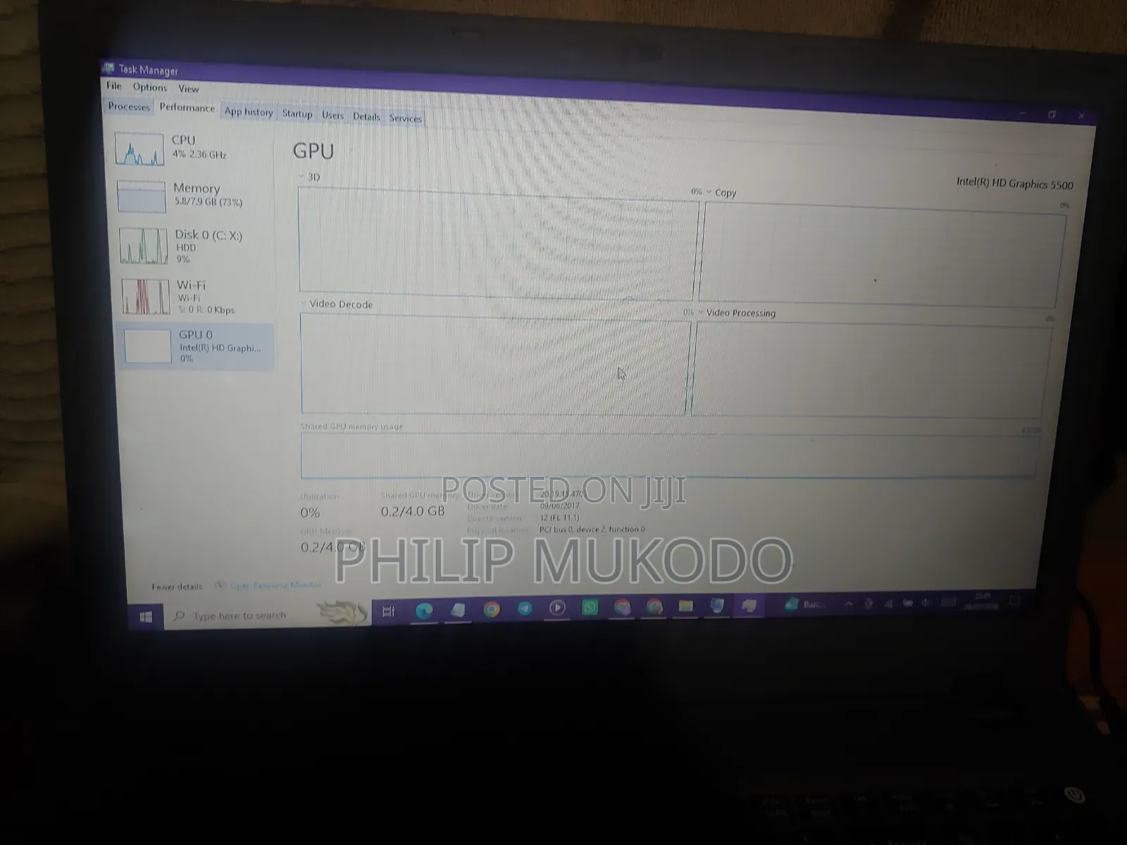 Laptop Acer Aspire E5-573T 8GB Intel Core i5 HDD 512GB
