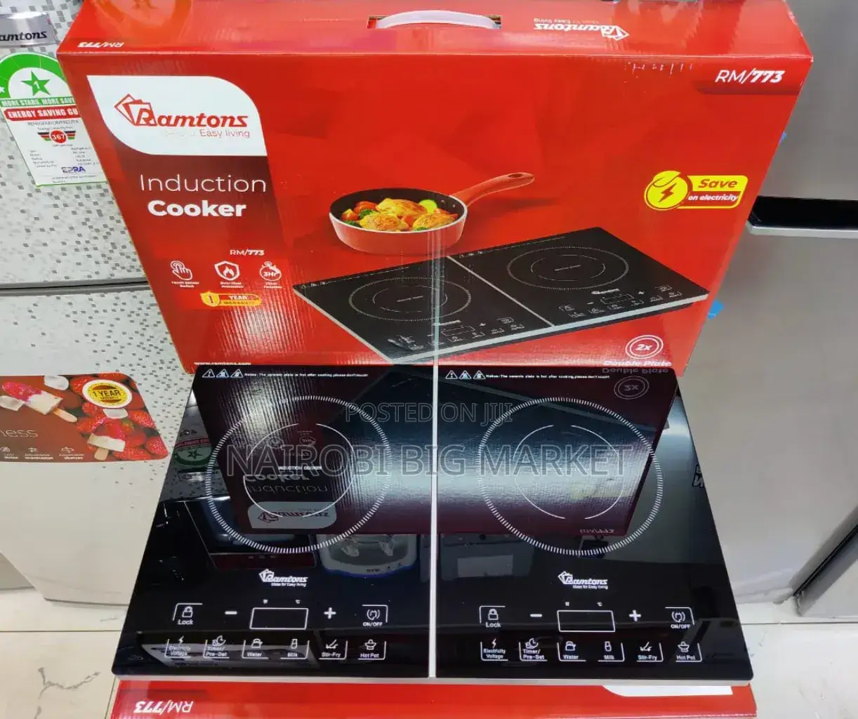 *Ramtons 2 Plate (Double) Induction Cooker