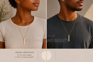 Minimalist Gold Bar Necklace | Chain | Jewellery Fashion Accessory