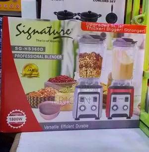 Signature 1800W (SG-HS360D) Commercial Blender With 5.0 LTR Jar