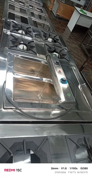 Combo Cooker With Deep Fryer Machine Cast Iron Grills Pot Support