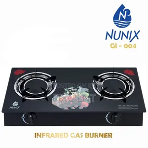 Nunix -2 Burner Glass Infrared Stove GI-004