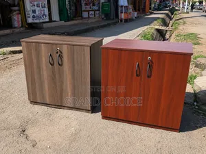 2-Door Office Storage Cabinet Lockable Credenza Cabinet