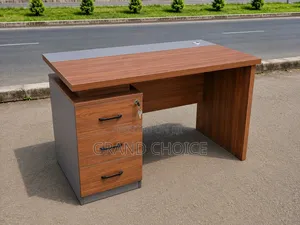 Modern Office Desk With Modern Storage Lockable Drawer