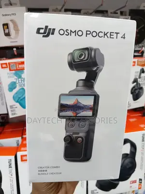 DJI Osmo Pocket 4 Creator Combo Camera Featuring 3-Axis Stabilization