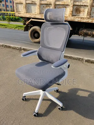 Ergonomic High-Back Office Chair With Headrest