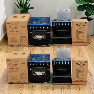 Energy Efficient 4 Gas 3 Gas Burners +1 Electric Free Standing Cooker