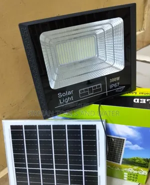Solar Security Floodlight 300 Watts With 16 HRS Discharge