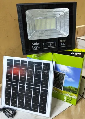 Solar Security Floodlight 300 Watts With 16 HRS Discharge