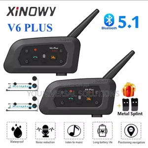 Xinowy Bluetooth Helmet Intercom 6 Riders