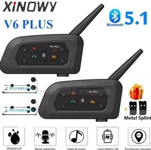 Xinowy Bluetooth Helmet Intercom 6 Riders - thumbnail 2