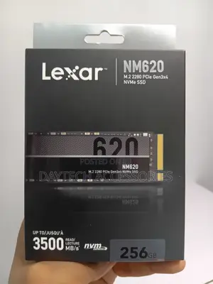 Lexar NM620 256 GB Internal SSD M.2 PCIe Gen 3*4 NVMe 2280 – 256GB