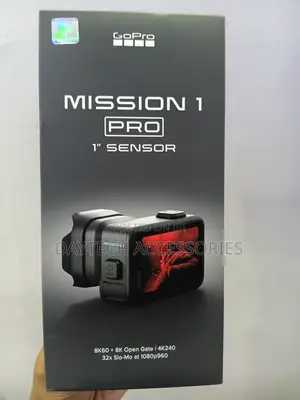 This Is a GoPro Mission 1 Pro Action Camera.