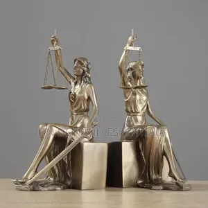 Goddesses Justice Bookends Statues