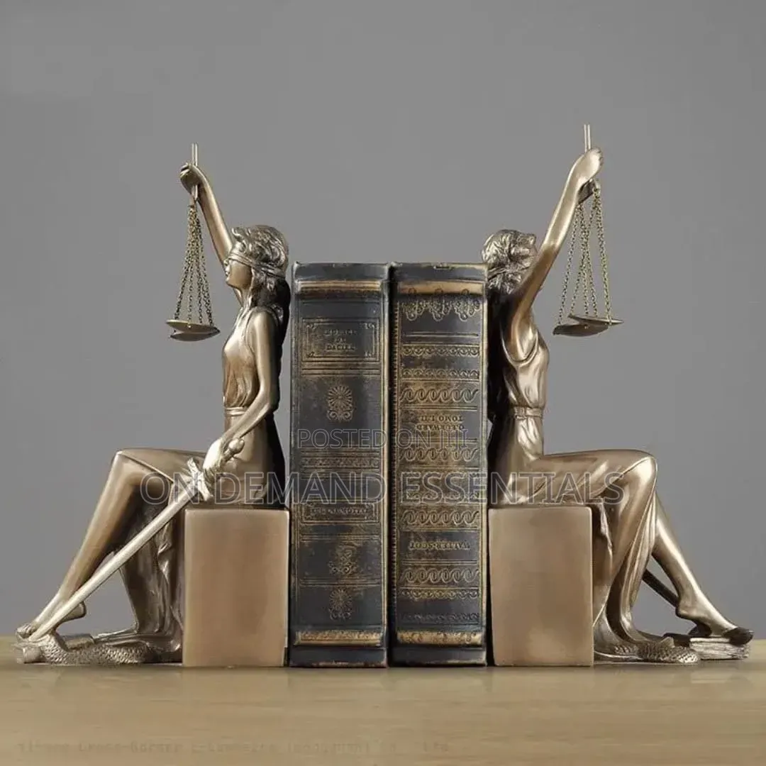 Goddesses Justice Bookends Statues