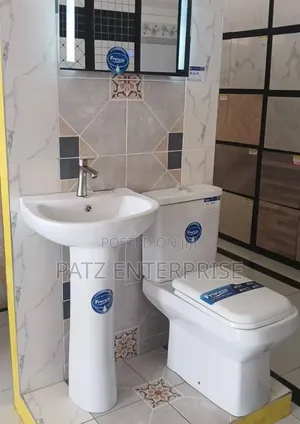 Complete Toilet and Wash and Basin