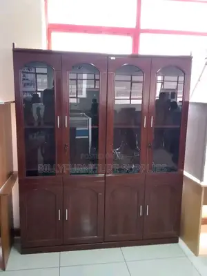 4 Door Wooden File Cabinet