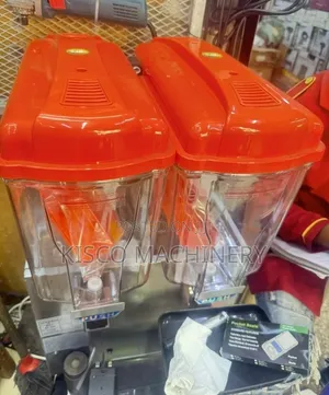 Two Column Commercial Juice Dispenser With Cooling System