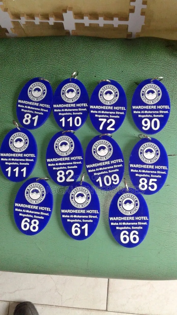 Hotel Customized Key Holders