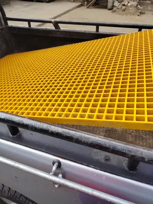 Anti -Slip and Safe Heavy Duty Yellow Plastic Fiberglass Matt Sunshine
