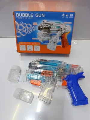 Bubble Gun With Light and Sound