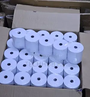 80mm X 80mm Thermal Paper Roll - White Thermal Paper Rolls