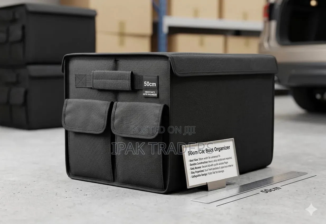 *Foldable Premium Car Trunk Boot Organizer