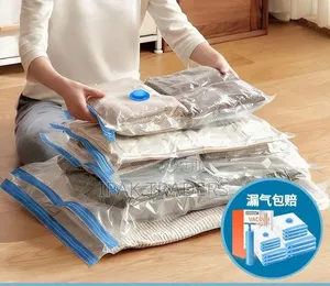 *5pcs Vacuum Storage Bags Plus Pump*