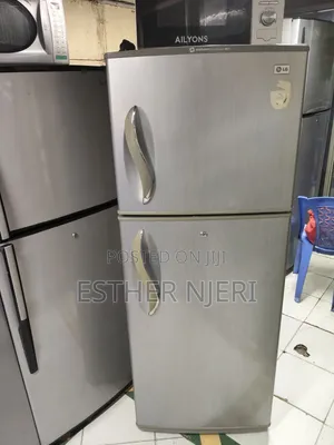 LG Silver Double Doors Fridge Very Clean