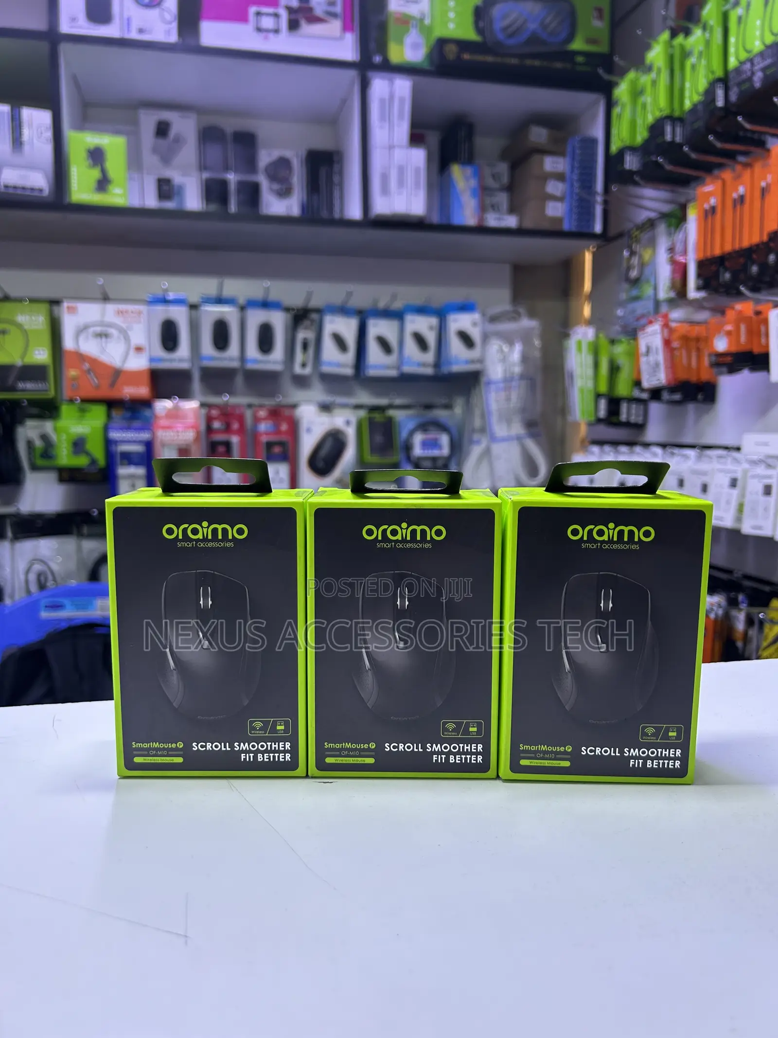 Oraimo SmartMouse P (OF-M10) Ergonomic Wireless Mouse - Brand New
