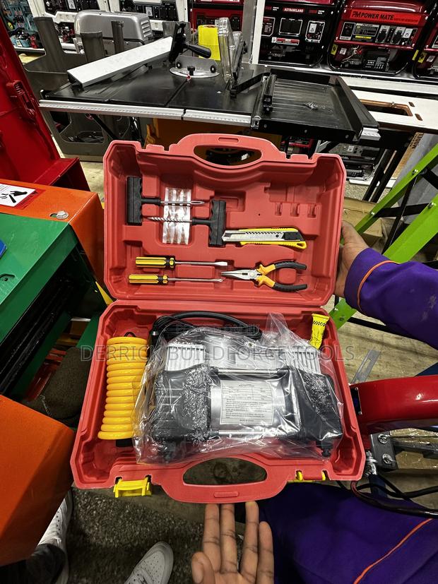 Portable Emergency Air Compressor Kit With Case - thumbnail 2