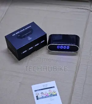 Digital Clock WiFi Camera HD Security Camera With Motion Alerts