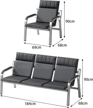 Office Sofa : 5-Seater Amanda Office Reception Sofa Set