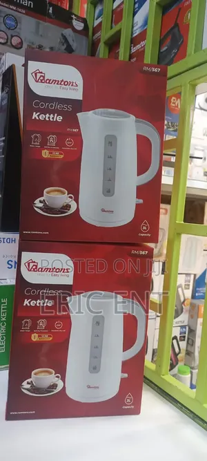 Ramtons RM/567 - 3LT Corded Kettle - White (1YR WRTY)