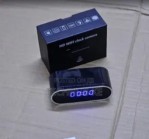 Digital Clock Hidden Camera WiFi Surveillance Camera With Mobile App