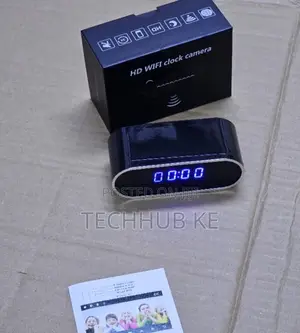 Mini WiFi Clock Camera HD Security Camera for Home Office and Shop