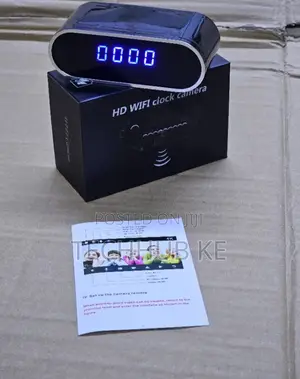 Hd Table Clock Camera Wifi Motion Detection Hidden Camera App Control
