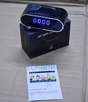 Wireless Clock Camera 1080P Hidden Security Camera With Phone Access