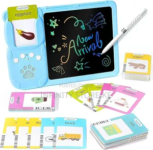 Kids 2 in 1 Educationak Flash Card and Writing Boards