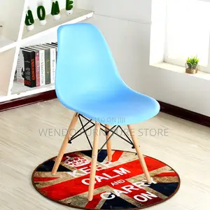 Dining Chair : Blue Eames-Style Dining Chair